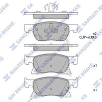 HiQ Front Brake Pads Set SP4240