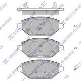 HiQ Front Brake Pads Set SP4278