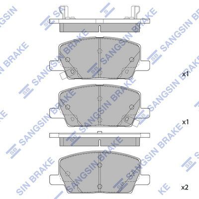 HiQ Front Brake Pads Set SP4285