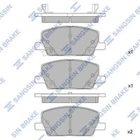 HiQ Front Brake Pads Set SP4285