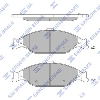 HiQ Front Brake Pads Set SP4304