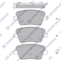 HiQ Rear Brake Pads Set SP4331