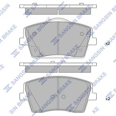 HiQ Front Brake Pads Set SP4357