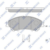 HiQ Front Brake Pads Set SP4360
