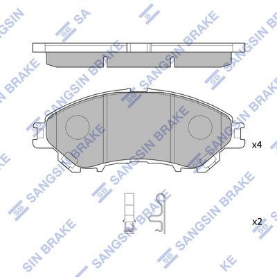 HiQ Front Brake Pads Set SP4360
