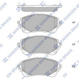 HiQ Front Brake Pads Set SP4368