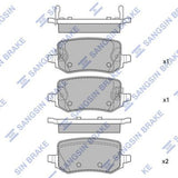 HiQ Rear Brake Pads Set SP4411
