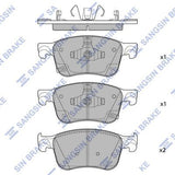 HiQ Front Brake Pads Set SP4444