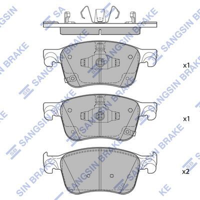 HiQ Front Brake Pads Set SP4444