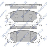 HiQ Front Brake Pads Set SP4448