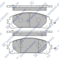 HiQ Front Brake Pads Set SP4448