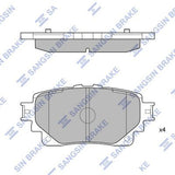 HiQ Rear Brake Pads Set SP4449