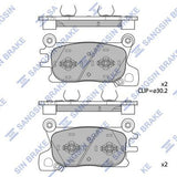 HiQ Front Brake Pads Set SP4468A