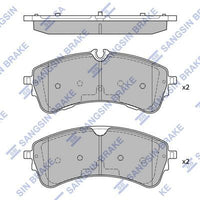HiQ Rear Brake Pads Set SP4482