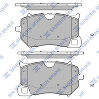 HiQ Front Brake Pads Set SP4484