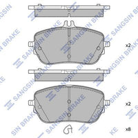 HiQ Front Brake Pads Set SP4498