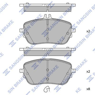 HiQ Front Brake Pads Set SP4498