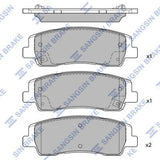 HiQ Rear Brake Pads Set SP4510