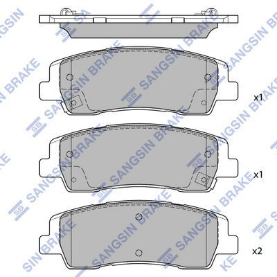 HiQ Rear Brake Pads Set SP4510