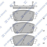 HiQ Front Brake Pads Set SP4513