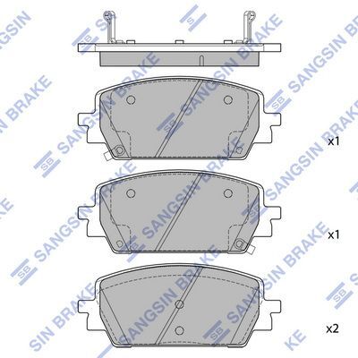 HiQ Front Brake Pads Set SP4513
