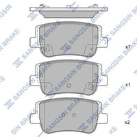 HiQ Rear Brake Pads Set SP4535