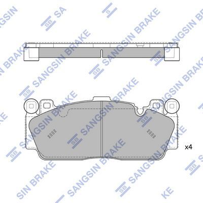 HiQ Front Brake Pads Set SP4538