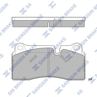 HiQ Rear Brake Pads Set SP4541