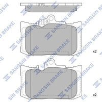 HiQ Front Brake Pads Set SP4552