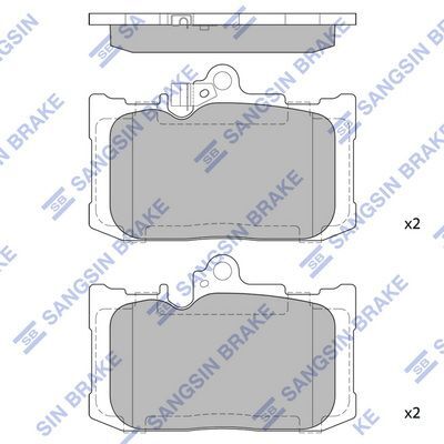 HiQ Front Brake Pads Set SP4552