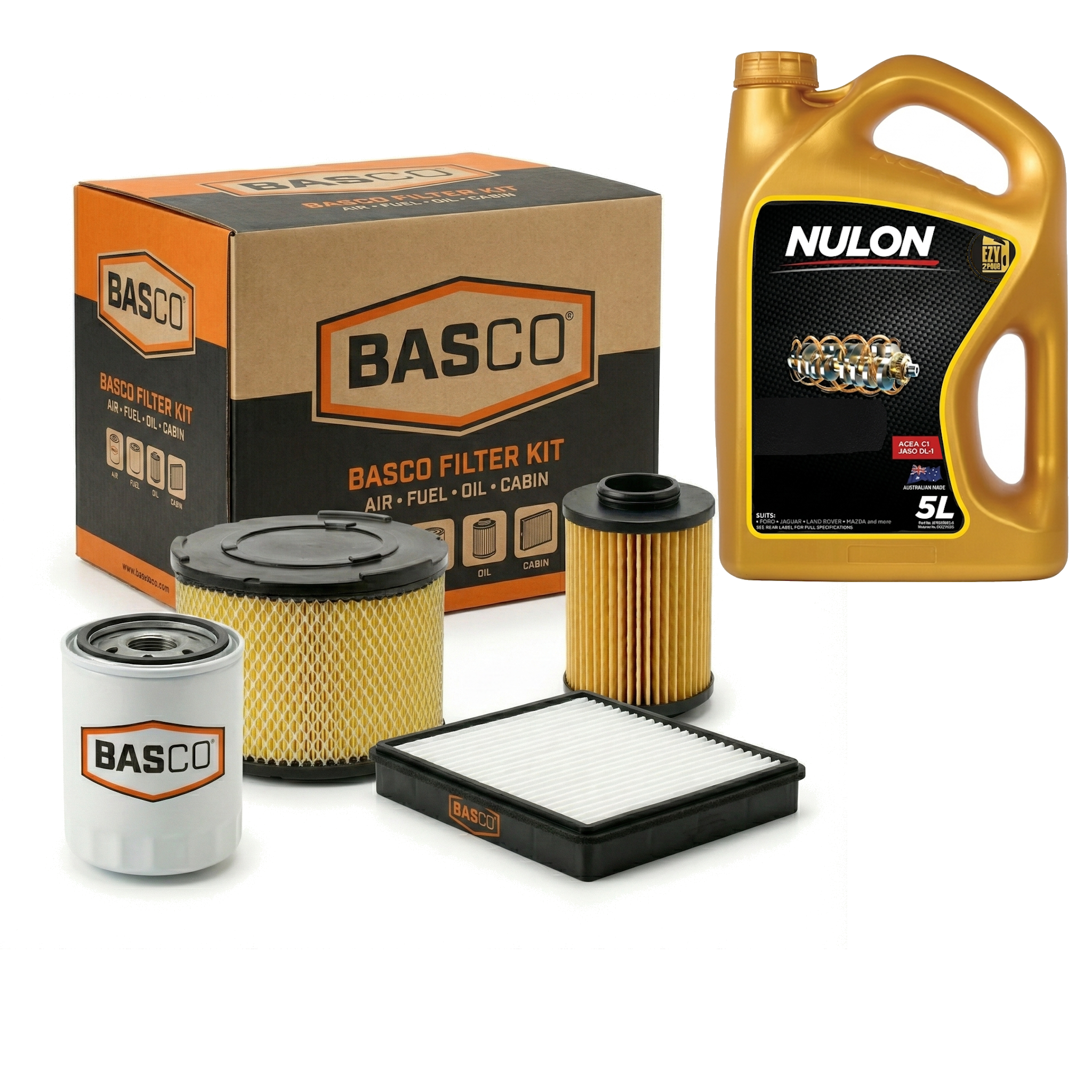 Oil Fuel Air Cabin Filter kit + OIl for Mazda Mazda6 GG L3 2.3L 2002~2008