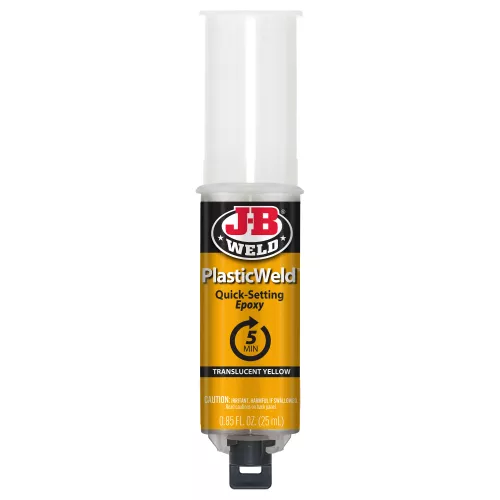 Plastic Weld Epoxy Syringe 25ml Strong, Lasting Repairs - J-B Weld