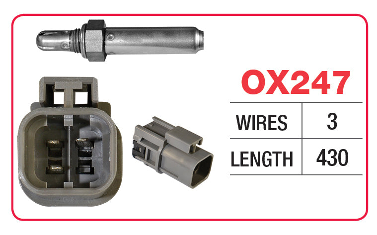 Oxygen Sensor - Nissan Three Wire OX247 - Goss