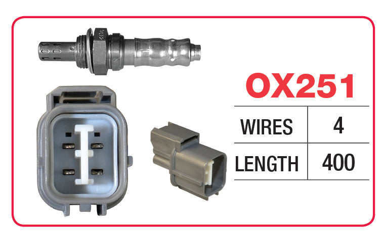 Oxygen Sensor - Honda, Mazda Four OX251 - Goss