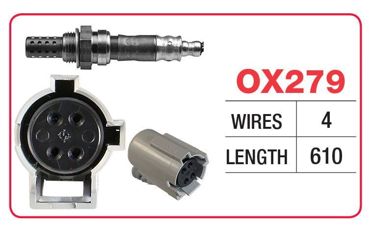 Oxygen Sensor - Chrysler, Jeep 4 OX279 - Goss