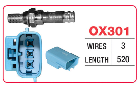 Oxygen Sensor - Nissan 3 Wire - OX301 - Goss