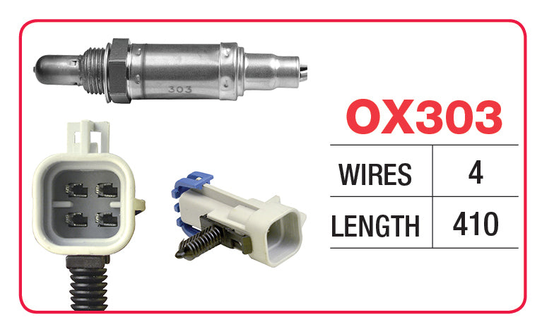 Oxygen Sensor - Holden 4 Wire - OX303 - Goss