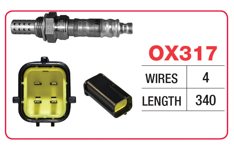 Oxygen Sensor - Hyundai 4 Wire - OX317 - Goss