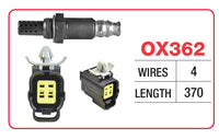 Oxygen Sensor - Mazda 4 Wire - OX362 - Goss