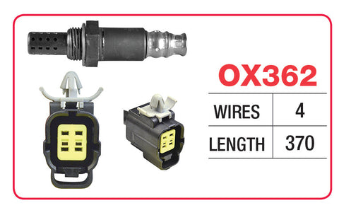 Oxygen Sensor - Mazda 4 Wire - OX362 - Goss