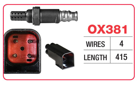 Oxygen Sensor - Ford 4 Wire - OX381 - Goss