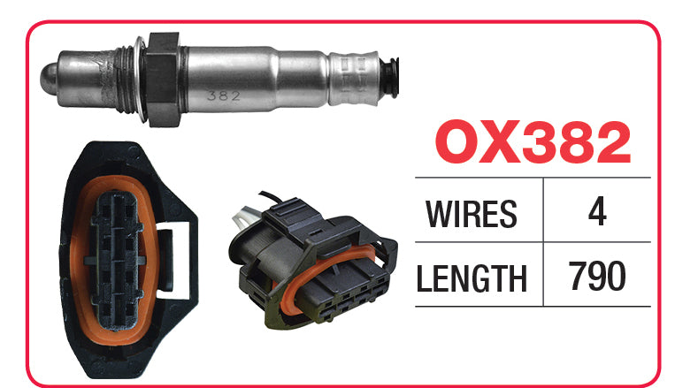 Oxygen Sensor - Holden 4 Wire Wide OX382 - Goss