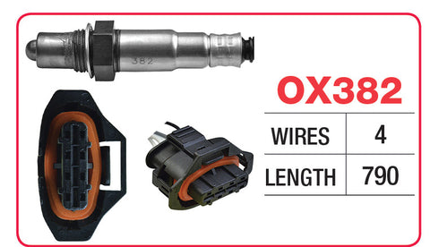 Oxygen Sensor - Holden 4 Wire Wide OX382 - Goss