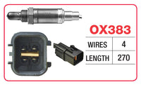 Oxygen Sensor - Hyundai 4 Wire - OX383 - Goss