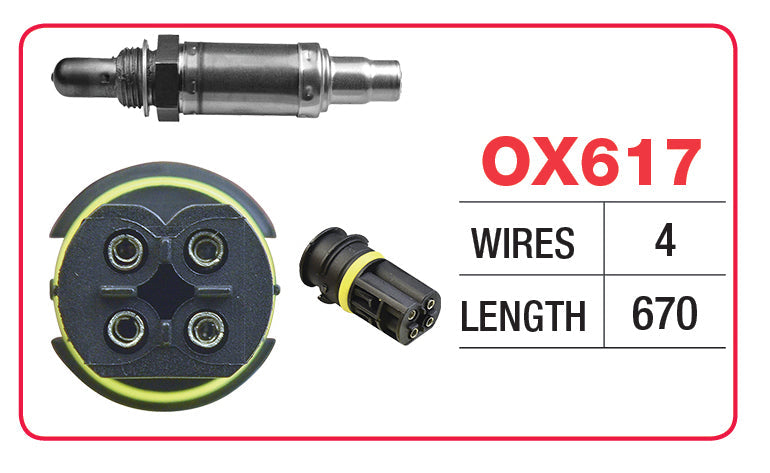 Oxygen Sensor - Mercedes-Benz OX617 - Goss