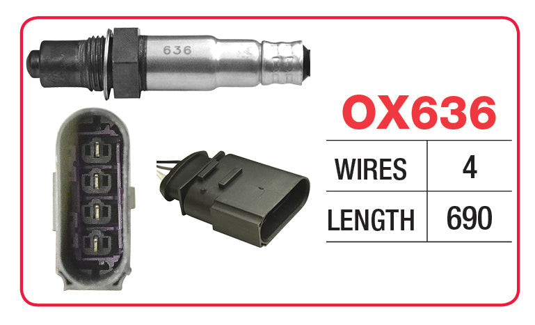 Oxygen Sensor - Volkswagen/Audi OX636 - Goss